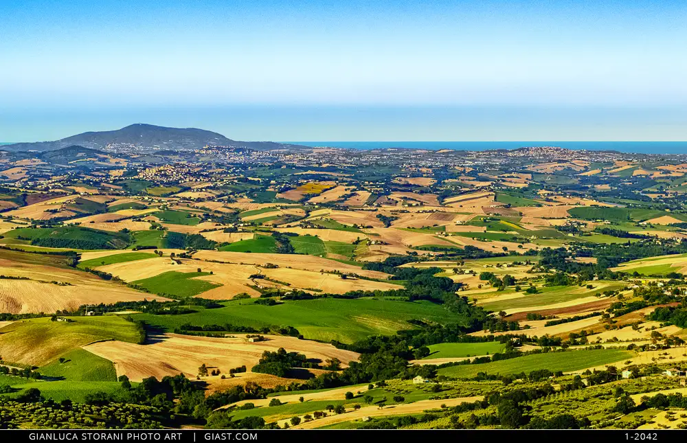 Panorama dal Balcone delle Marche di Cingoli