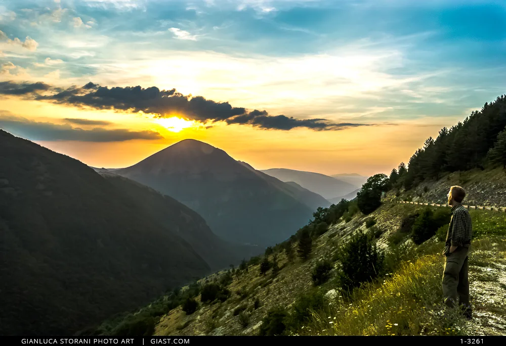 Tramonto sul Monte Cardosa