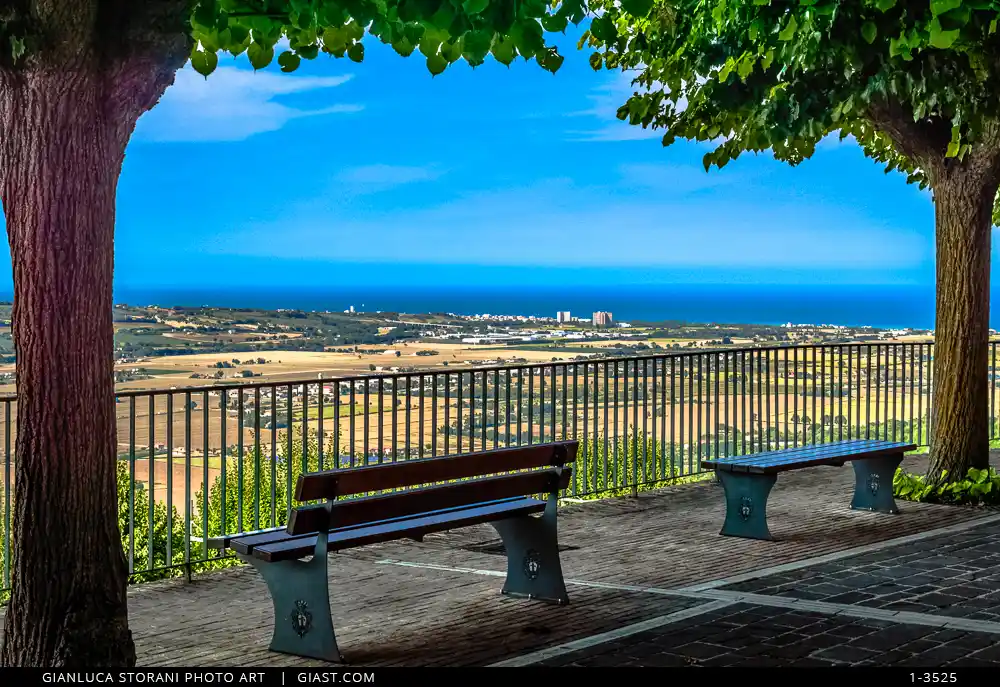 Paesaggio dal Pincio di Potenza Picena