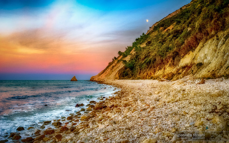 La vela di Portonovo al tramonto - Gianluca Storani Photo Art (ID: 4-5622)