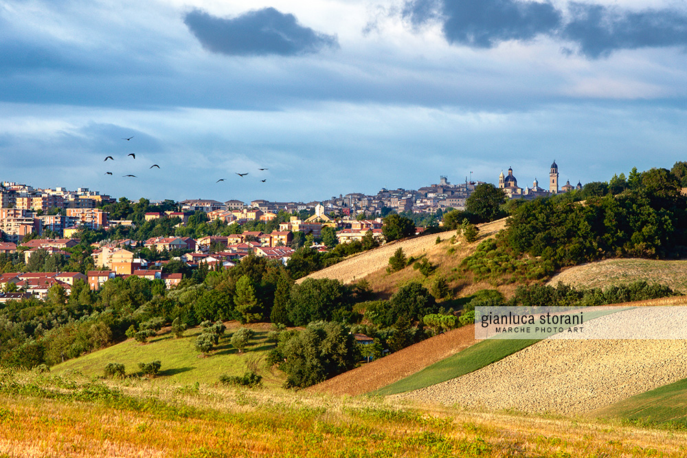 Visuale su Macerata di fine agosto